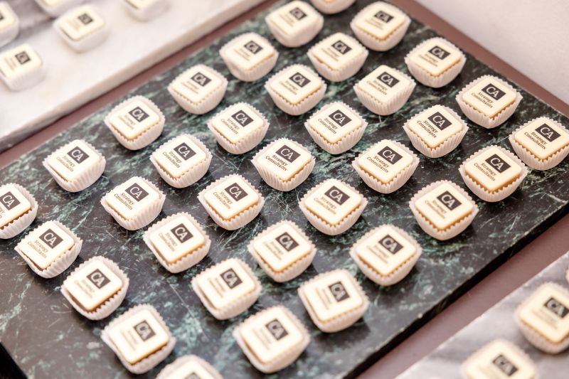 Pralinen mit CA-Logo