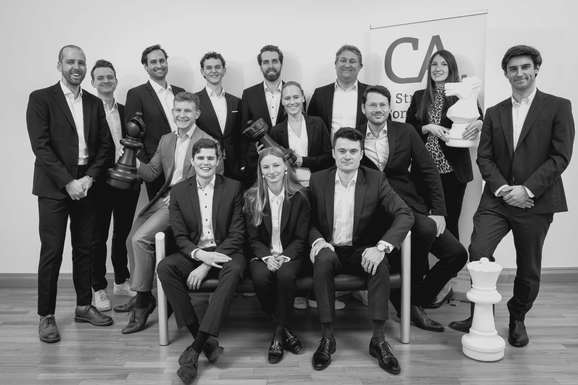 Das CA-Team im Büro